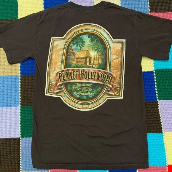 Vintage 1998 Planet Hollywood Orlando Florida Tee Jimmy Buffet Island Va… - Picture 6 of 15
